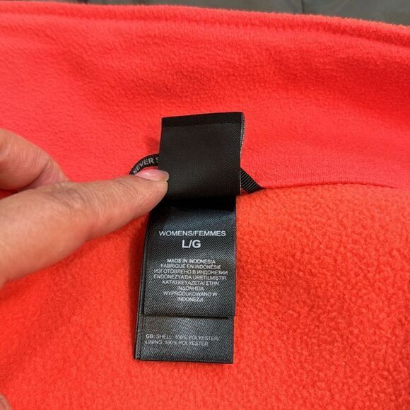 The North Face 3 in 1 triclimate women’s Army Green Orange winter jacket size L - Picture 12 of 16